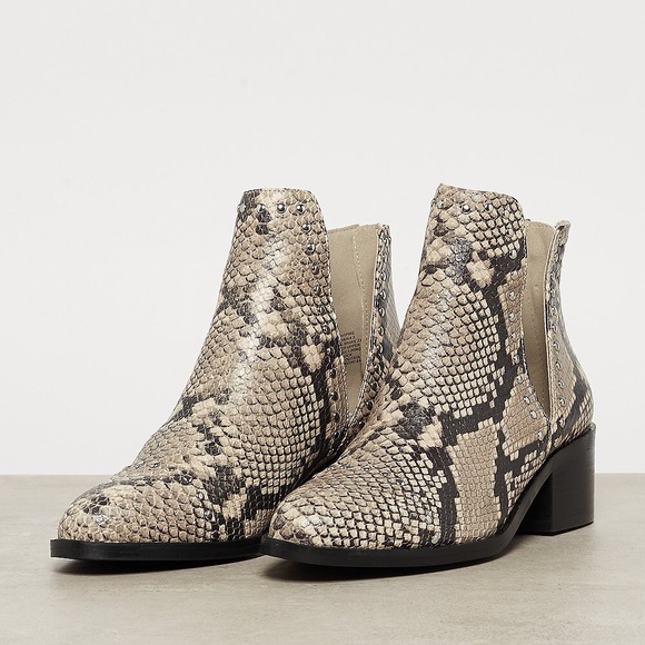 Steve Madden Conspire Natural Snake Bootie - Picture 3 of 7